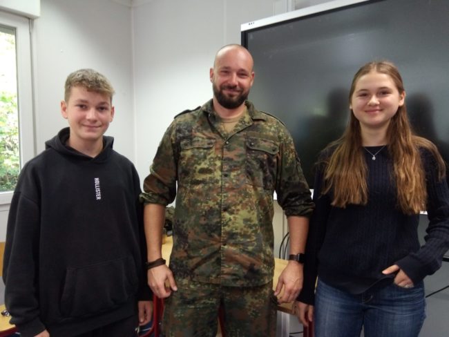 Besuch des Oberstleutnants J. Schollbach